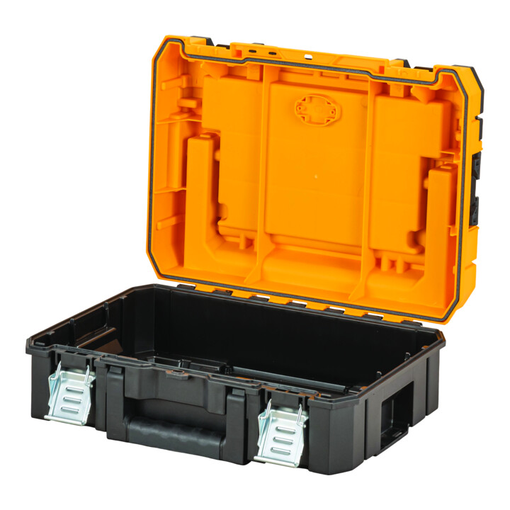 DEWALT TSTAK I Boîte à outils robuste et compacte avec protection IP54 et garniture en mousse (volume 27l)