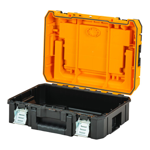 DEWALT TSTAK I robuuste en compacte gereedschapskoffer met IP54-bescherming en schuimrubberen inleg (27l inhoud)