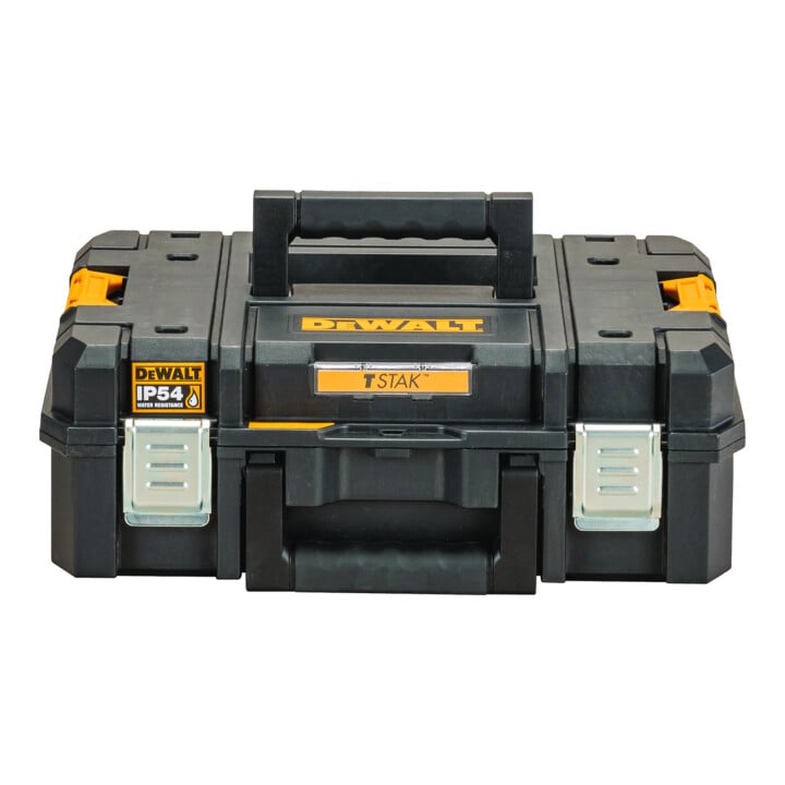 DEWALT TSTAK II Boîte à outils robuste et compacte avec protection IP54 et garniture en mousse (volume 24l)