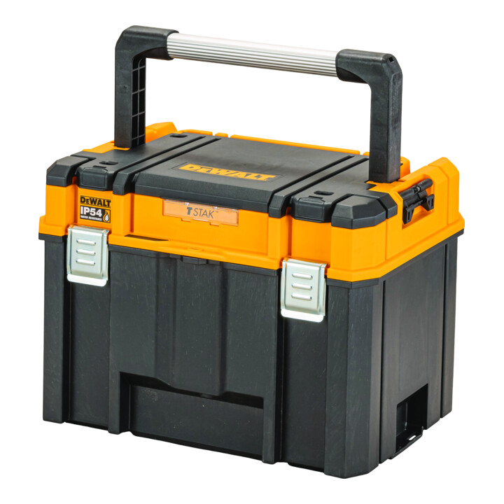 DEWALT TSTAK VII Caisse à outils profonde avec protection IP54 pour grosses machines et accessoires (volume 44l)