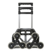 Diable à 3 roues-étoiles en aluminium STIER, pliable 70 kg-5