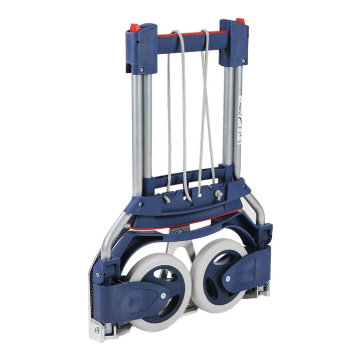 Diable de transport pliable tube en acier aluminium H. 1030 mm L. pelle 250xl490