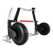 Diable de transport pliable tube en acier aluminium H. 1250 mm L. pelle 420xl595-3