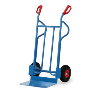 Diable en tube d'acier fetra B1216L, charge max. 350 kg