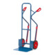 Diable en tube d'acier fetra B1331V roues caoutchouc, charge max. 300 kg