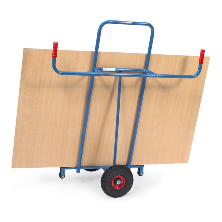 Diable porte-panneaux fetra 1076 charge max. 350kg plateau 50x20cm