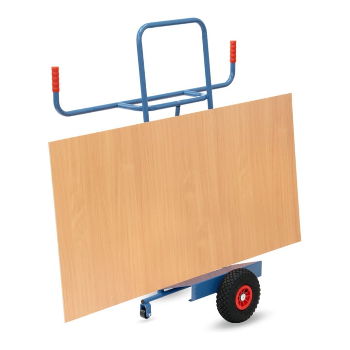 Diable porte-panneaux fetra 1076 charge max. 350kg plateau 50x20cm