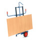Diable porte-panneaux fetra 2075 charge max. 400kg plateau 50x20cm