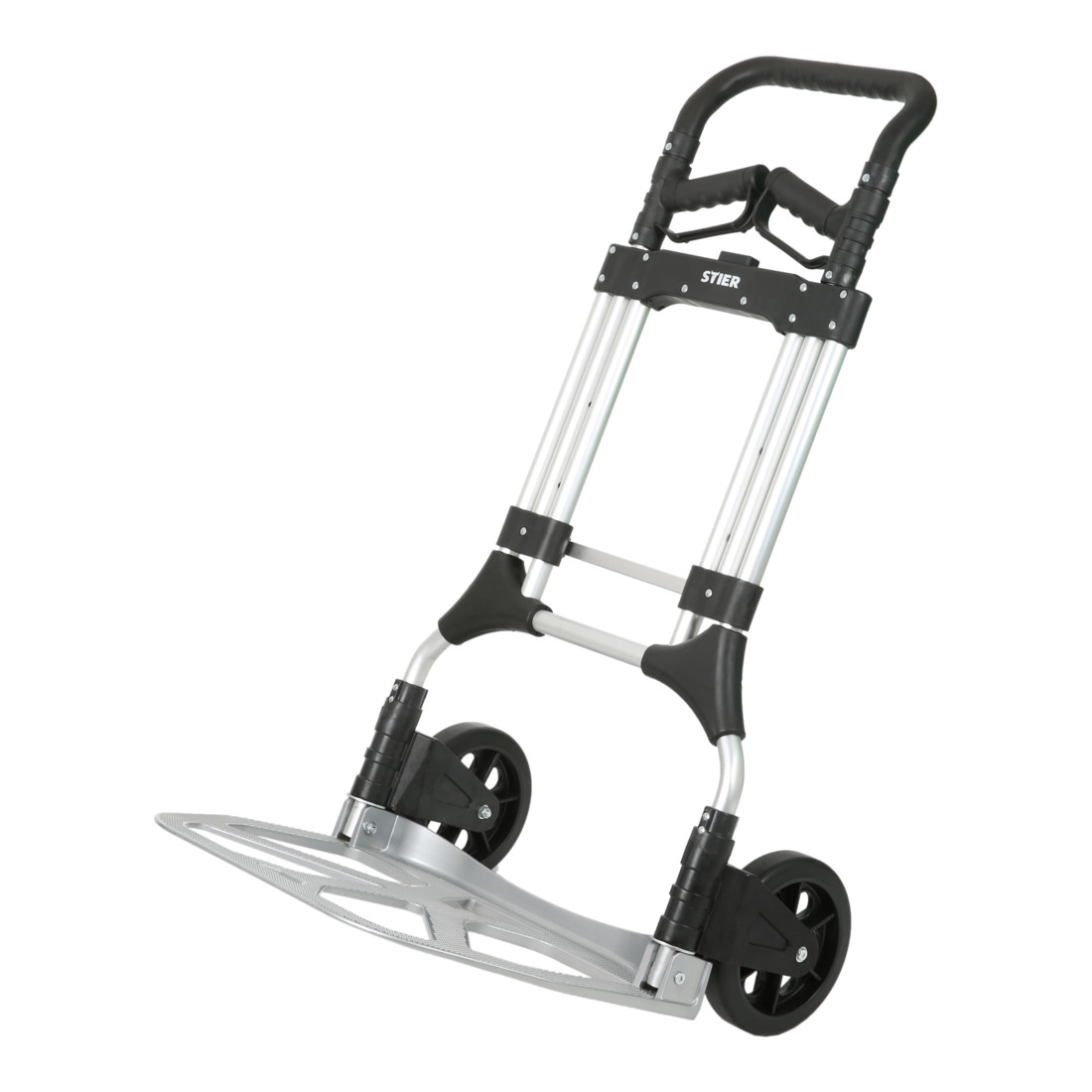 Diable Premium en aluminium STIER, pliable 200 kg