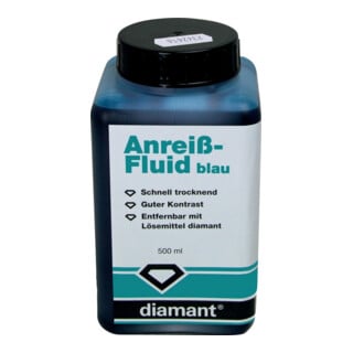 diamant Anreiß-Fluid 500ml rot