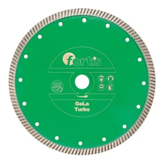 Diamant disque de tronçonnage GaLa Turbo Ø 180 mm segment turbo 10 mm alésage 22,2 mm