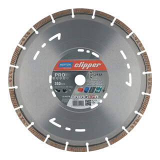 Diamanttrennscheibe 4x4 Explorer D.350mm Bohr.25,4mm 3,2mm 12mm NORTON CLIPPER