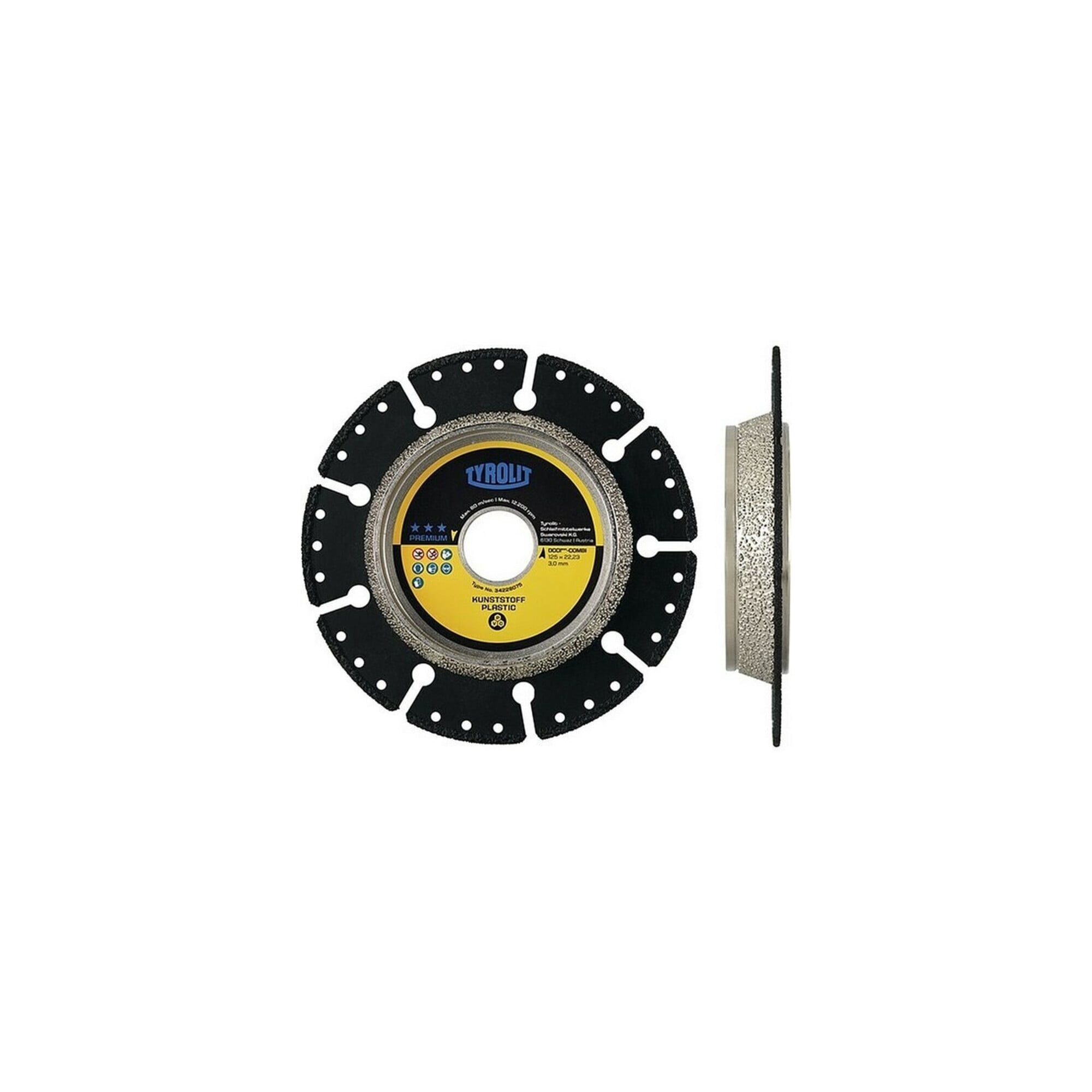 Diamanttrennscheibe DCCI Premium D.125mm Bohr.22,23mm 3mm TYROLIT