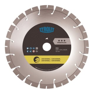 Diamanttrennscheibe DCU Premium D.115mm Bohr.22,23mm Bau univ.