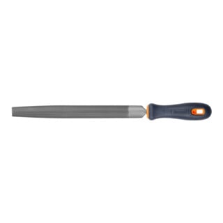 DICK Halfronde vijl met GARANT 2K-handvat, steek 2, lengte zonder steel: 250 mm