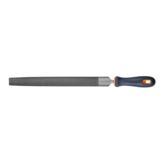 DICK Lime demi-ronde avec manche GARANT 2K, grain 2, longueur sans talon : 300 mm