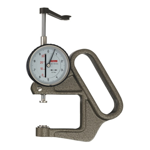 Dickenmessgerät K 50/3 C 0-30mm Abl. 0,1mm fl. 10=cmm Käfer