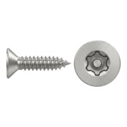 DIN 7982-F/ISO 14586 Diebstahlhemmende Senkkopfschraube mit Zapfen Innensechsrund (TX), Edelstahl A2-70, blank-1
