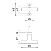 Dieckmann Alu-goupille pleine 511, F01-3