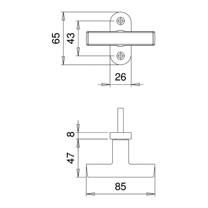 Dieckmann Alu-goupille pleine 511, F01