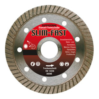Diewe Disque diamant SlimFast Ø 115 alésage 22,23