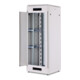 DIGITUS Armoire 42U 205, 3x80x80cm RAL 7035 porte vitrée DN-19 42U-8/8-1