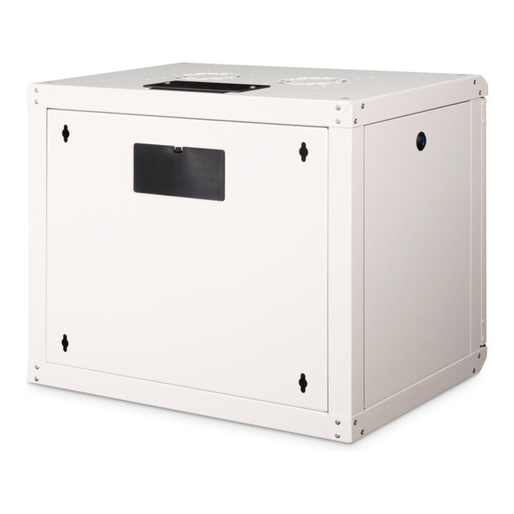 DIGITUS Armoire murale 19" DN-19 09-U avec porte vitrée RAL7035