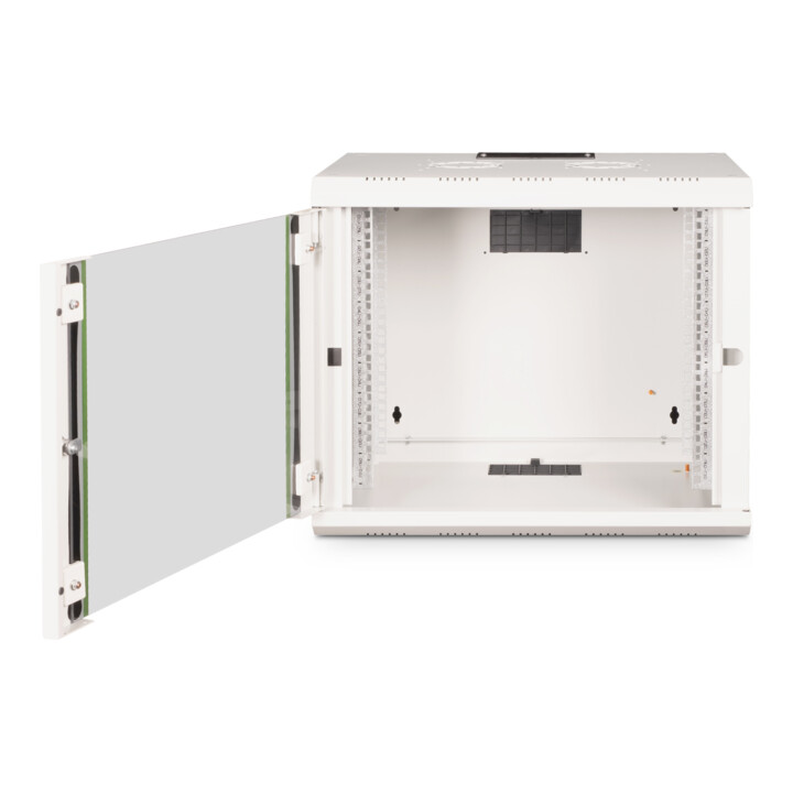 DIGITUS Armoire murale 19" DN-19 09-U avec porte vitrée RAL7035