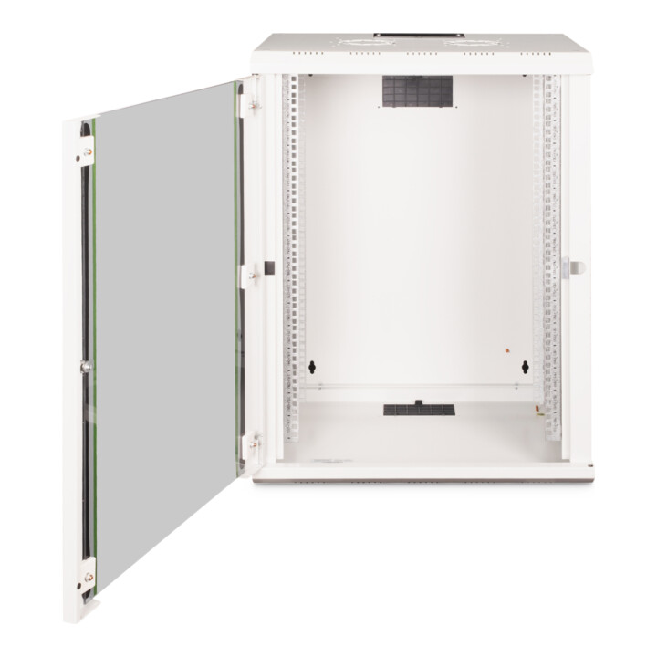 DIGITUS Armoire murale 19" DN-19 16U RAL7035 porte vitrée