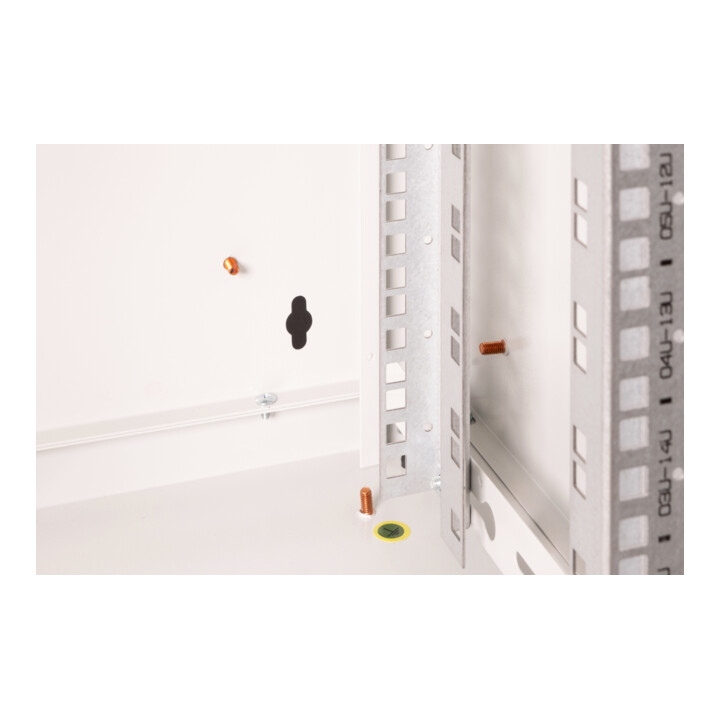 DIGITUS Armoire murale 19" DN-19 16U RAL7035 porte vitrée