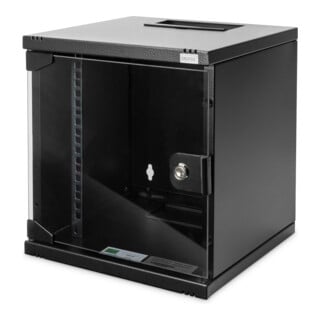 DIGITUS Armoire murale 6U RAL9005 profondeur 300 mm DN-10-06U-B