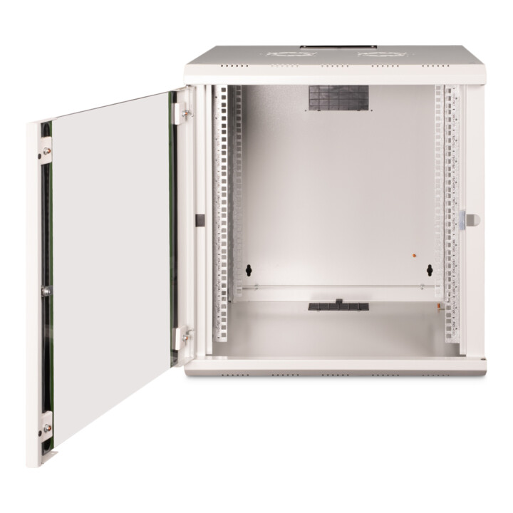 DIGITUS Armoire murale avec porte en verre DN-19 12U 12HE RAL7035