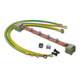 DIGITUS Barre d’égalisation de potentiel DN-19 EARTH 220 mm 6 points de connexion