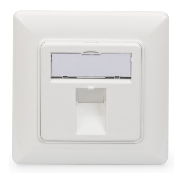 DIGITUS Boîte vide pour module Keystone 80 x 80 mm + centre 50 x 50 mm DN-93811