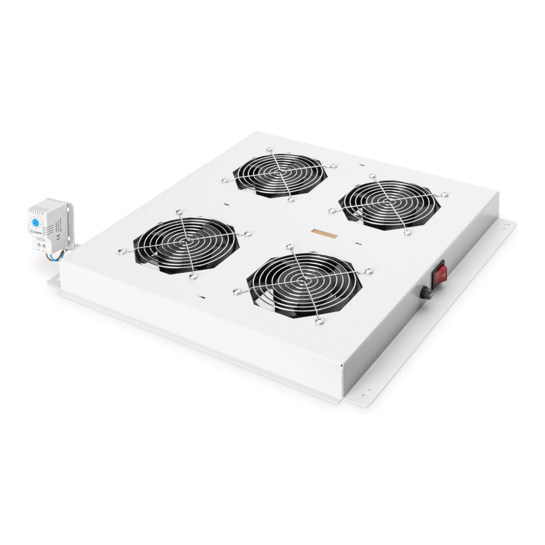 DIGITUS Dachlüftereinheit 4 Lüfter RAL 7035 DN-19 FAN-4-N