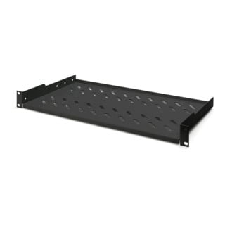 DIGITUS Étagère 19 pouces 1U DN-19 TRAY-1-SW noire
