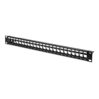 DIGITUS Modular Patch Panel 24Port blank 1HE schwarz DN-91411
