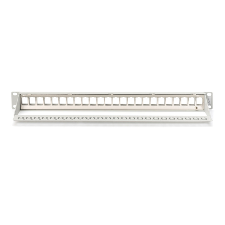 DIGITUS Modular Patch Panel gesch. 24Port,Blank,1HE,gr DN-91410