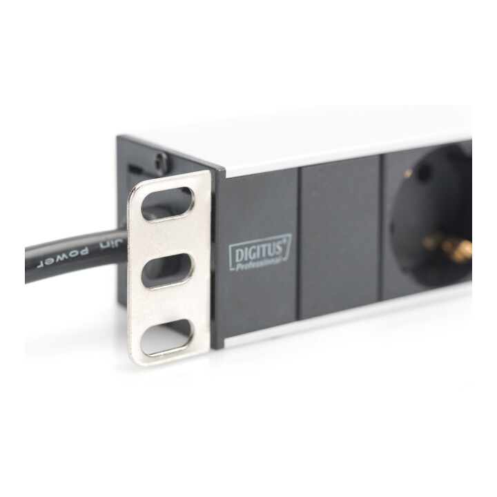 DIGITUS Multiprise 8 prises alu 1U DN-95401