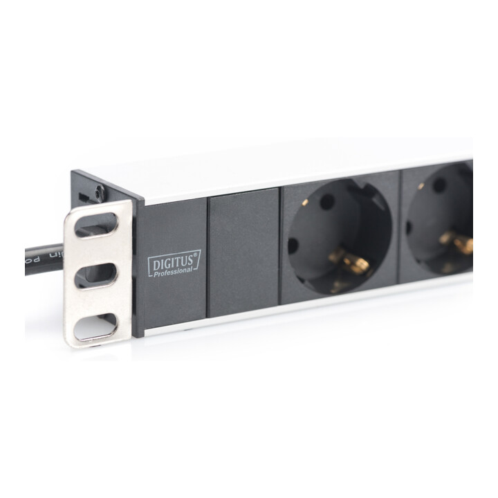 DIGITUS Multiprise 8 prises alu 1U DN-95401