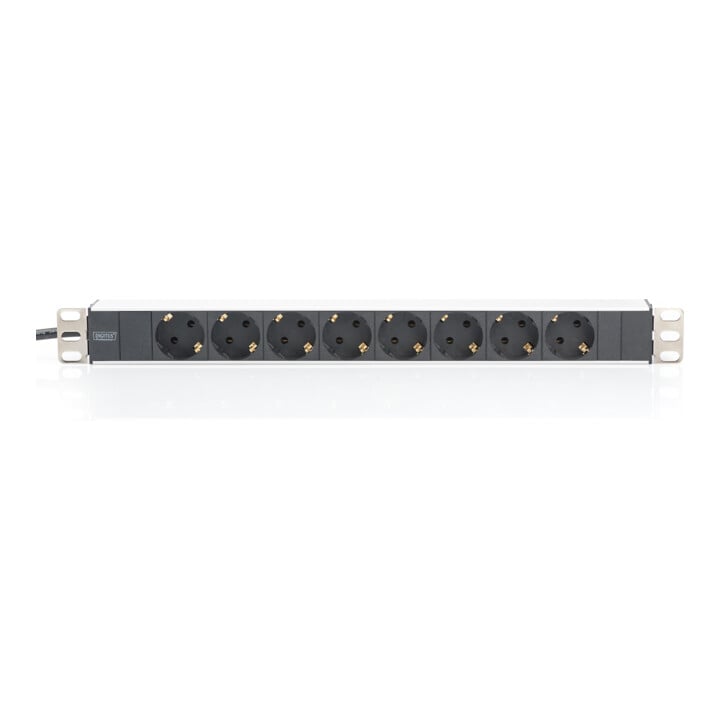 DIGITUS Multiprise 8 prises alu 1U DN-95401