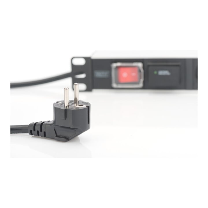 DIGITUS Multiprise DN-95407 7 prises Aluminium avec interrupteur