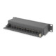 DIGITUS Panel 10" Class E 12-Port LSA 1HE RAL9005 sw DN-91612S