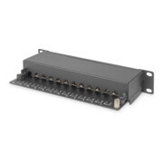 DIGITUS Panel 10" Class E 12-Port LSA 1HE RAL9005 sw DN-91612S-4