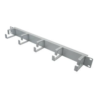 DIGITUS Panneau de brassage 482,6 mm (19") avec 5 câbles 40x60, gris DN-97601