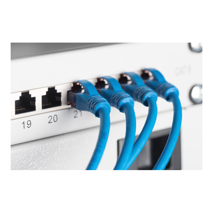 DIGITUS Panneau de brassage Cat.6 Classe E 24xRJ45 STP 7035 DN-91624S