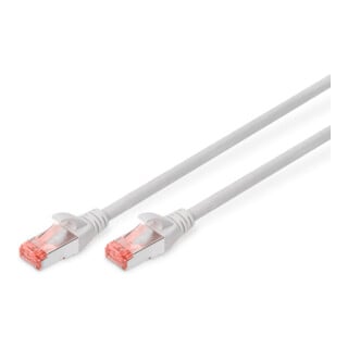 DIGITUS Patchkabel Cat6 S/FTP LSZH AWG27/7 0,25m grau