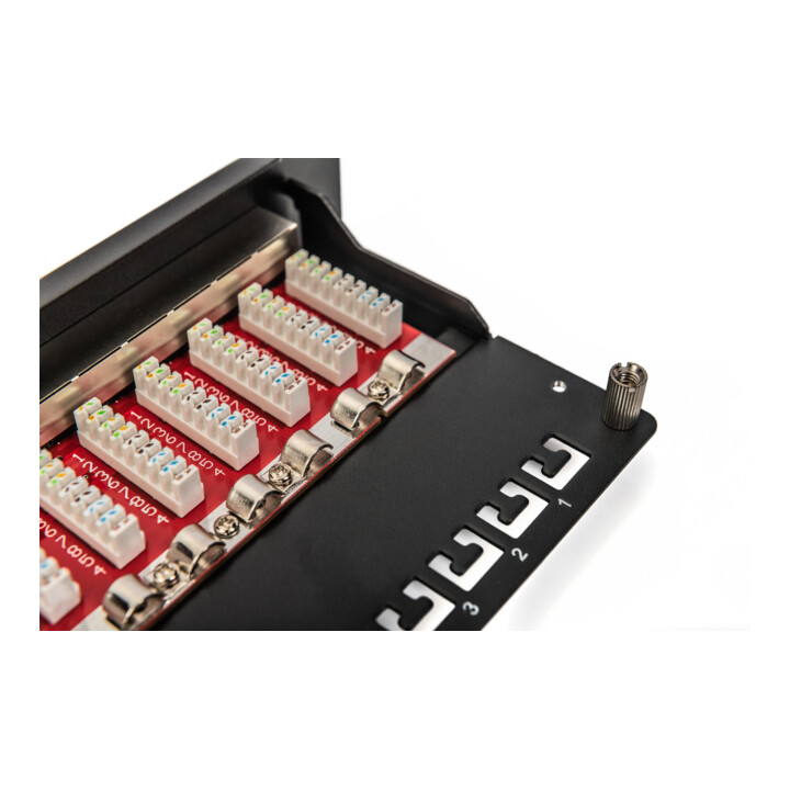 DIGITUS Patchpanel 10 pouces 12x Cat6A DN-91612S-EA noir