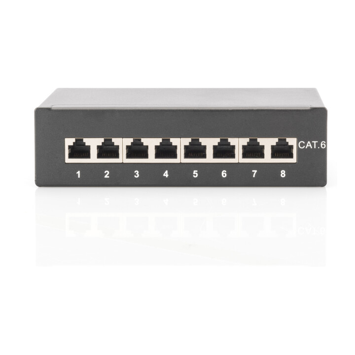 DIGITUS Patchpanel Desktop Kat.6 Klasse E geschirmt DN-91608SD