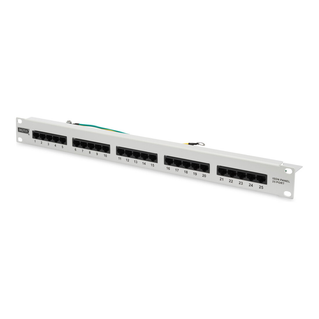 DIGITUS Patchpanel ISDN Kat.3 ungeschirmt DN-91325-1